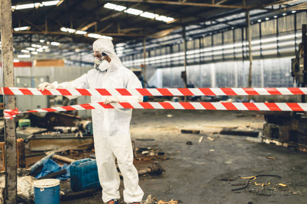 Professional Biohazard technician working in Southington, OH